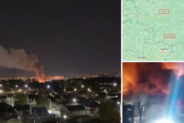 В российском Воронеже раздались взрывы и начался пожар. Фото и видео