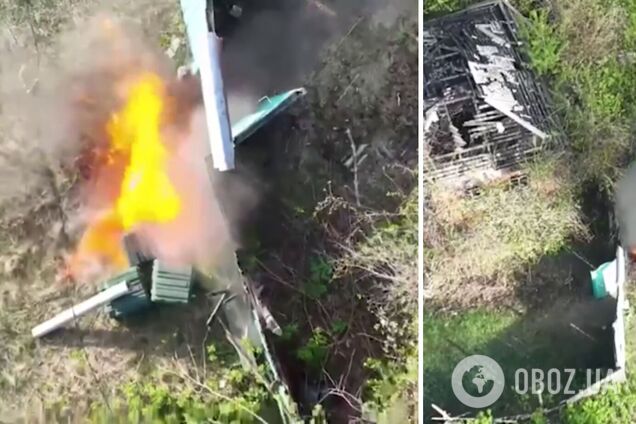 Украинские пограничники уничтожили полевой склад с 82-мм минами на Купянском направлении. Видео