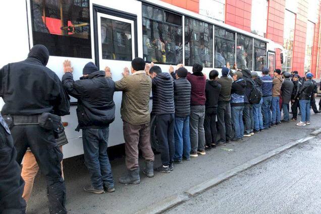 облави на мігрантів у Росії