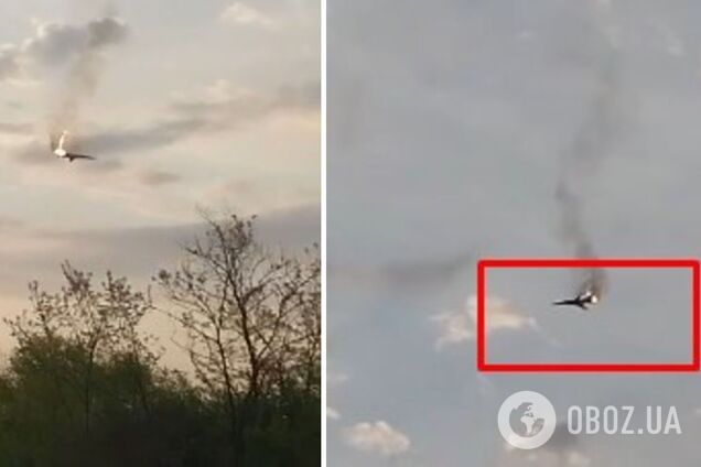 Момент падения Ту-22м3 попал на видео: что известно об истребителе, из которого РФ била по Украине