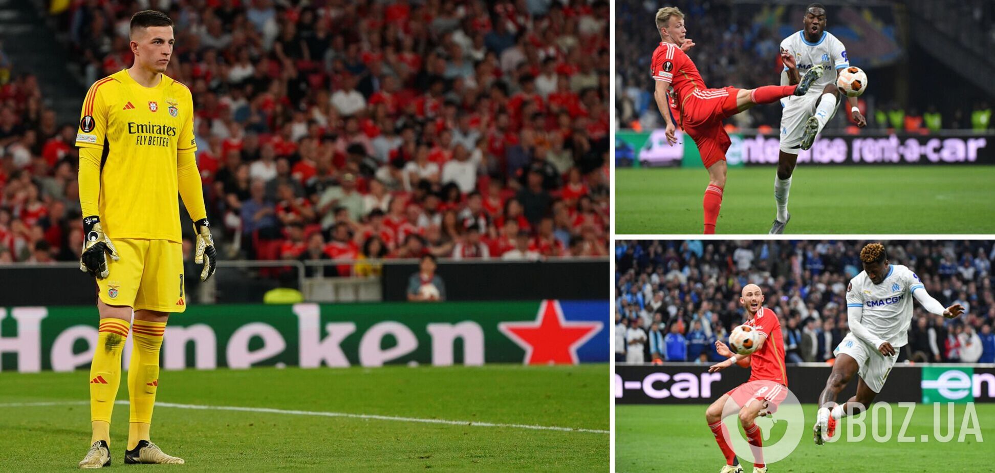 Воротар збірної України здійснив суперсейв, але не врятував 'Бенфіку' від вильоту з Ліги Європи. Відео