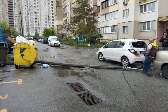Авария произошла на улице Александра Кошица