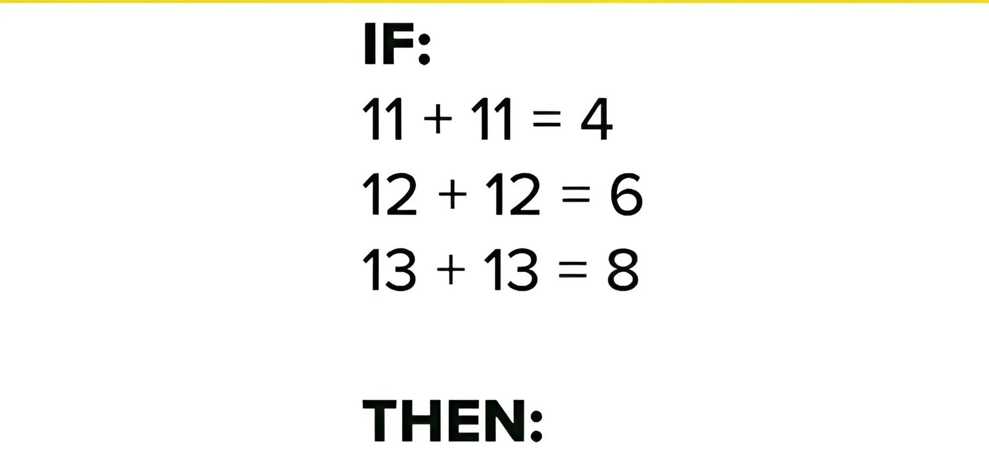Сколько будет 14+14? Разгадайте головоломку, если ответ не 28