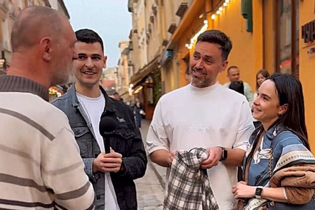 Сколько стоит лук? Во время интервью с Инной и Тимуром Мирошниченко в кадр влез нетрезвый мужчина