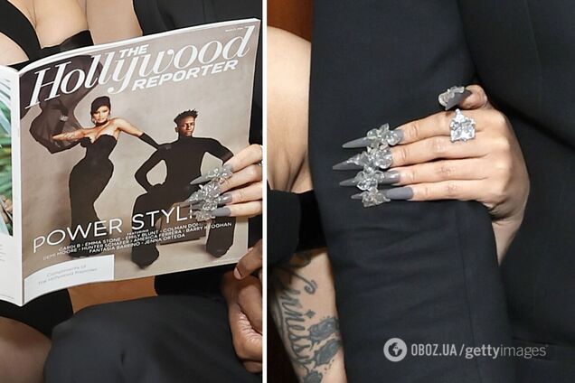 Репер Карди Би, оскандалившаяся словами о войне в Украине, засветила экстравагантный 3D-маникюр. Фото