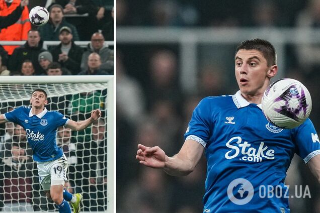 Главный герой матча. Миколенко спас 'Эвертон', вместо голкипера выбив мяч из пустых ворот. Видео
