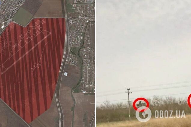 Украинские партизаны обнаружили на аэродроме Джанкоя незамаскированные системы ПВО. Фото