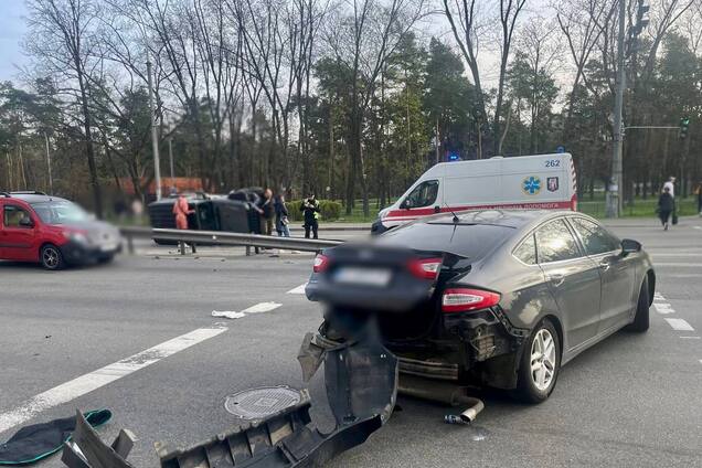 Авария произошла на проспекте Георгия Нарбута