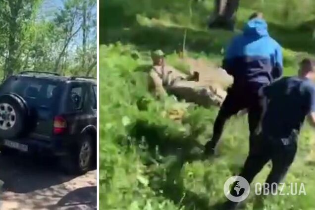 В Черновицкой области люди заблокировали авто представителя ТЦК: тот применил оружие. Відео