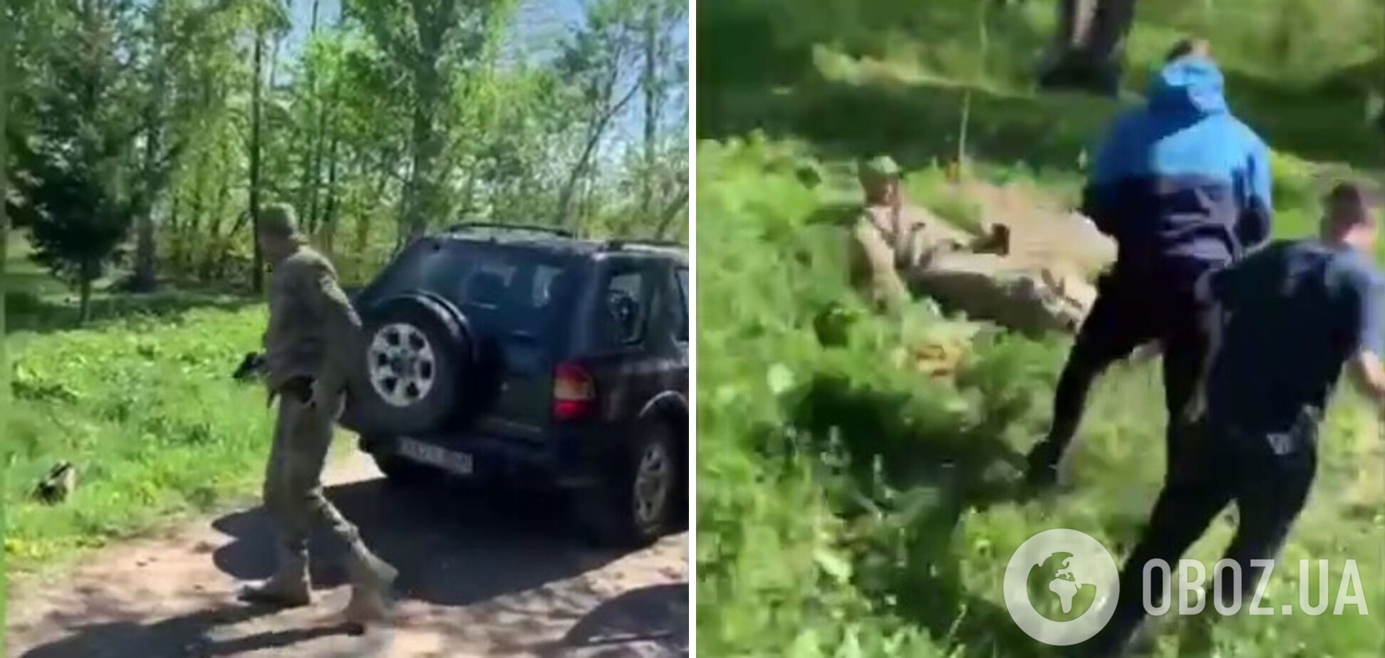 В Черновицкой области люди заблокировали авто представителя ТЦК: тот применил оружие. Видео