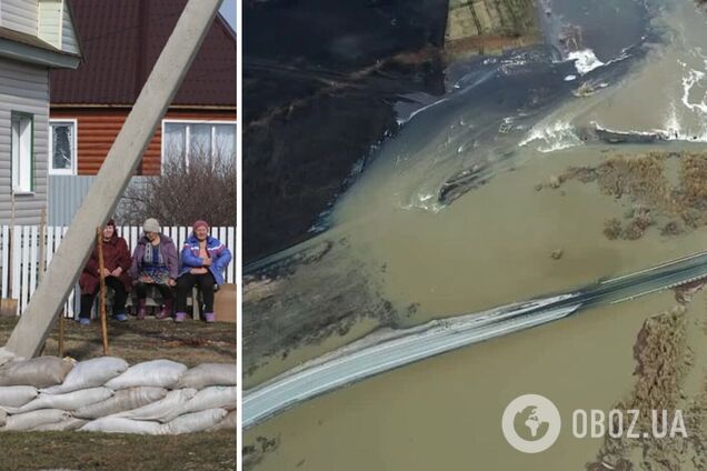 В России река Ишим за сутки поднялась еще на 1,4 метра, побив рекорд за 27 лет. Видео