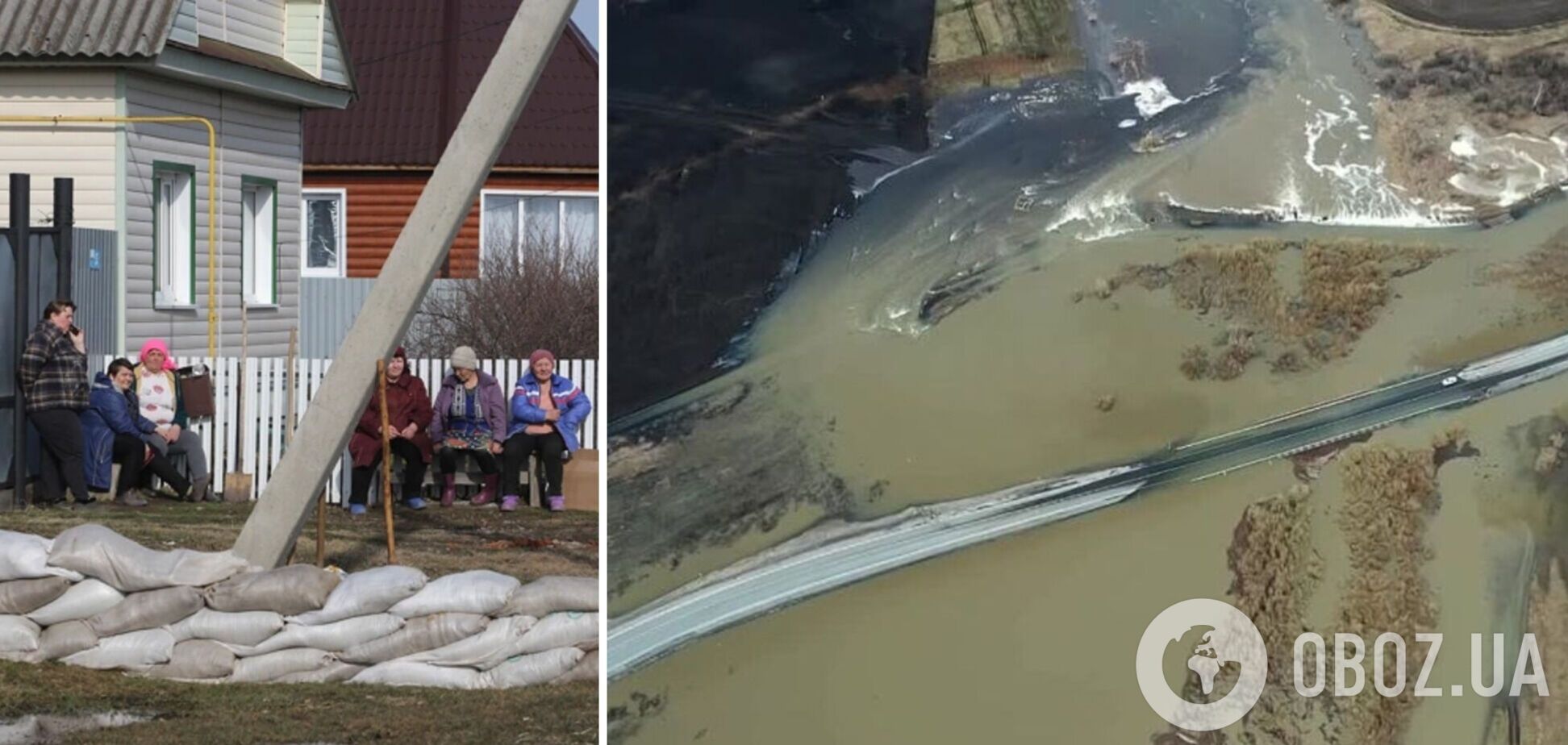 В России река Ишим за сутки поднялась еще на 1,4 метра, побив рекорд за 27 лет. Видео