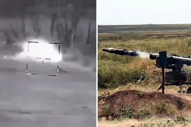 Украинские военные ракетой из 'Стугны' сделали 'страйк' из пехоты оккупантов. Видео