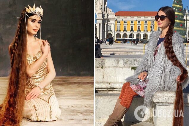 Украинка вошла в Книгу рекордов Гиннеса как обладательница самых длинных в мире волос: как выглядит Рапунцель Алия Насырова