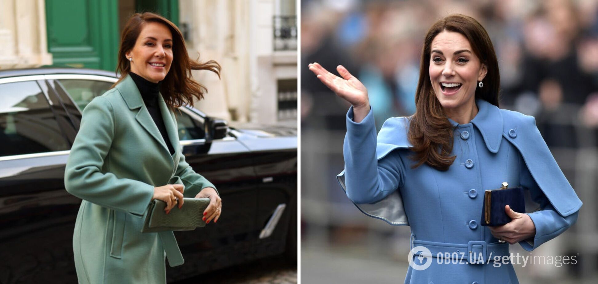 От прически до маникюра, нарушающего правила. 8 случаев, когда королева Дании скопировала образ Кейт Миддлтон