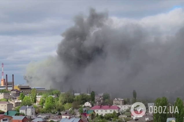 В Воронеже утром произошел пожар