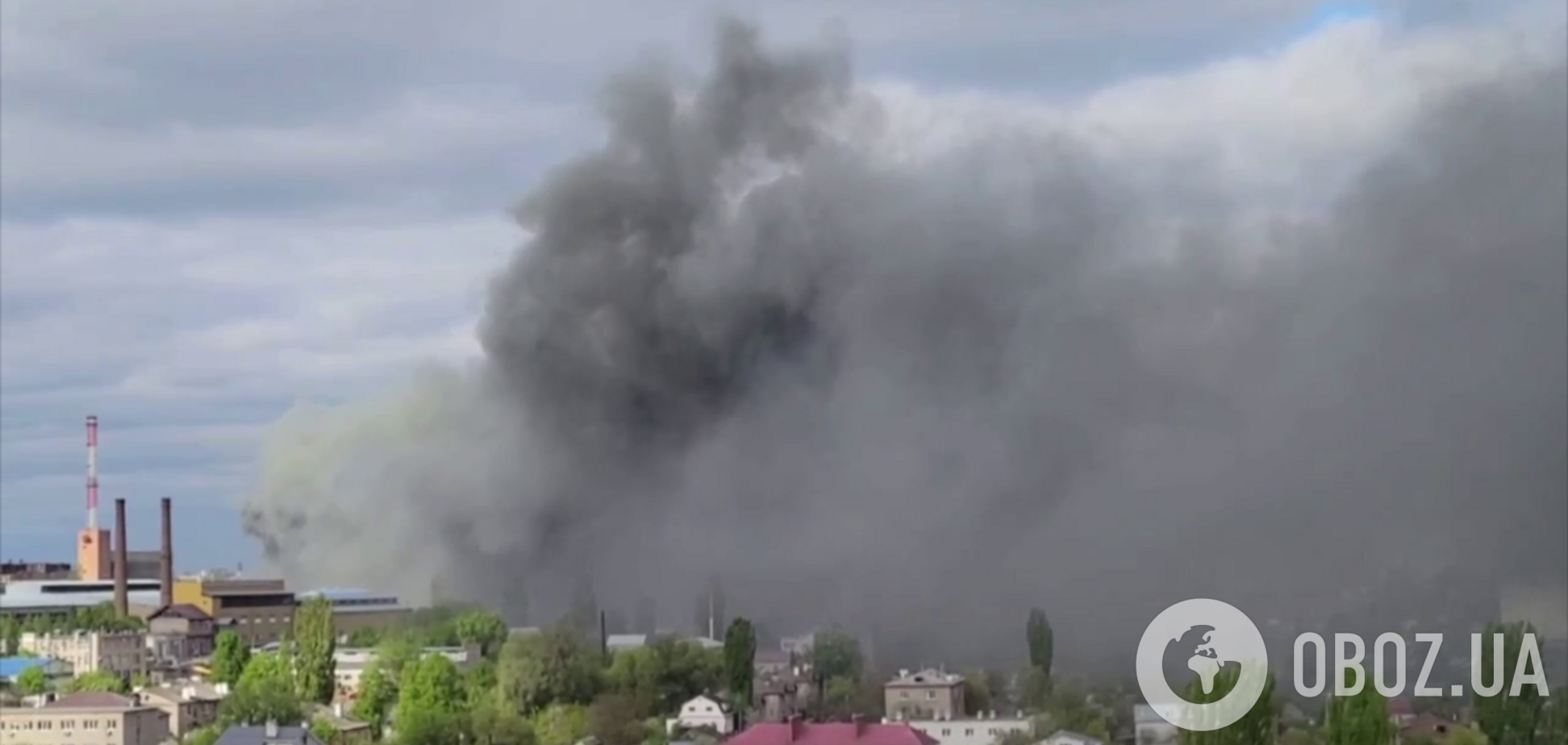 В Воронеже утром произошел пожар