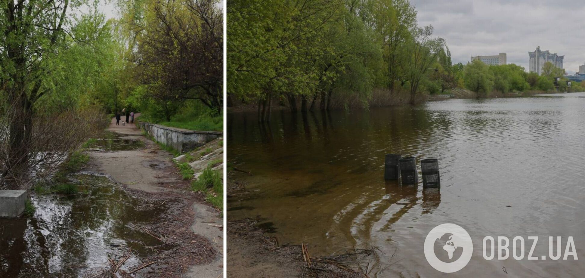 Уровень воды в Днепре продолжает подниматься