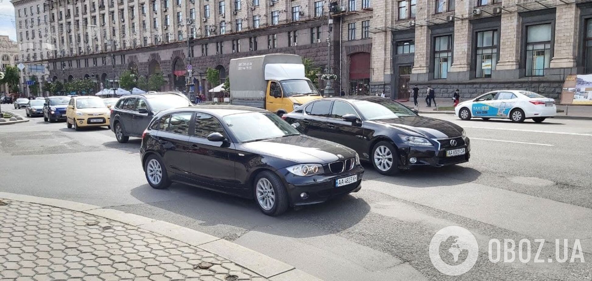 В Киеве на дорогах образовались утренние пробки