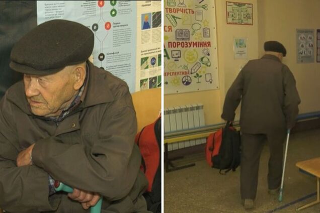 'Історія, яка вражає': 88-річний дідусь вийшов з окупованої частини Очеретиного, щоб не отримувати громадянство Росії. Відео