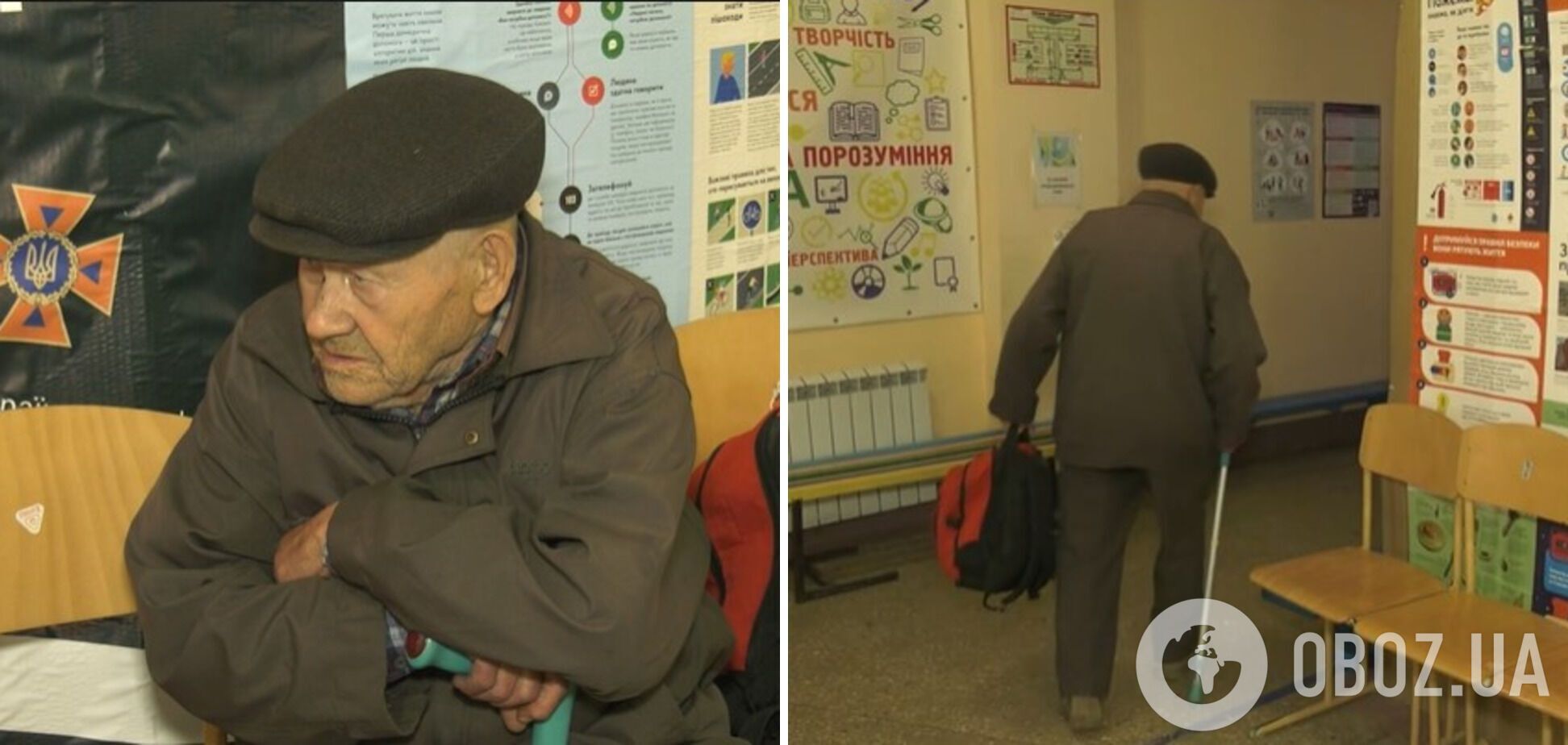 'Поражающая история': 88-летний дедушка вышел из оккупированной части Очеретино, чтобы не получать гражданство России. Видео