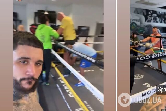 Спарринг-партнер Фьюри слил видео, что происходит у Тайсона перед боем с Усиком