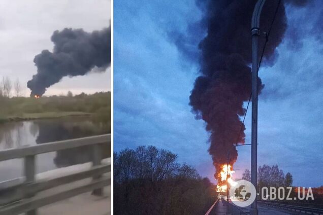 Пожежі після ударів БПЛА