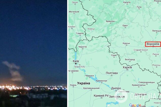 В России заявили, что дрон пытался атаковать военный аэродром 'Балтимор' в Воронеже