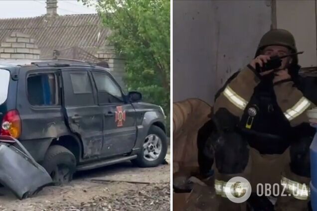 Украинские спасатели попали под повторный обстрел