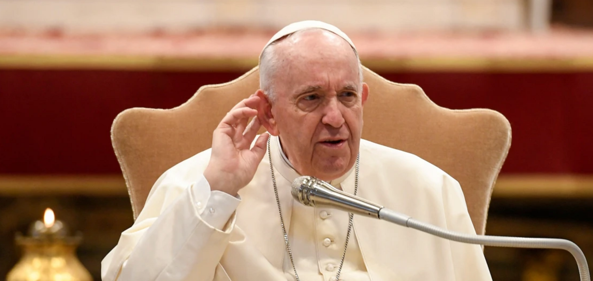 'Мир шляхом переговорів краще, ніж війна': Папа Римський виступив із новою заявою