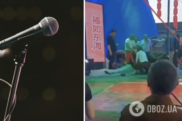 31-летняя певица скончалась во время концерта в Китае: она споткнулась и ударилась головой о сцену. Видео