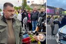 На Київщині п'яний голова РДА в'їхав автівкою у натовп: потерпілі у важкому стані. Відео