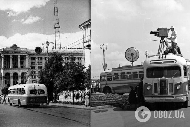 Первая телерадиовышка была расположена в центре Киева