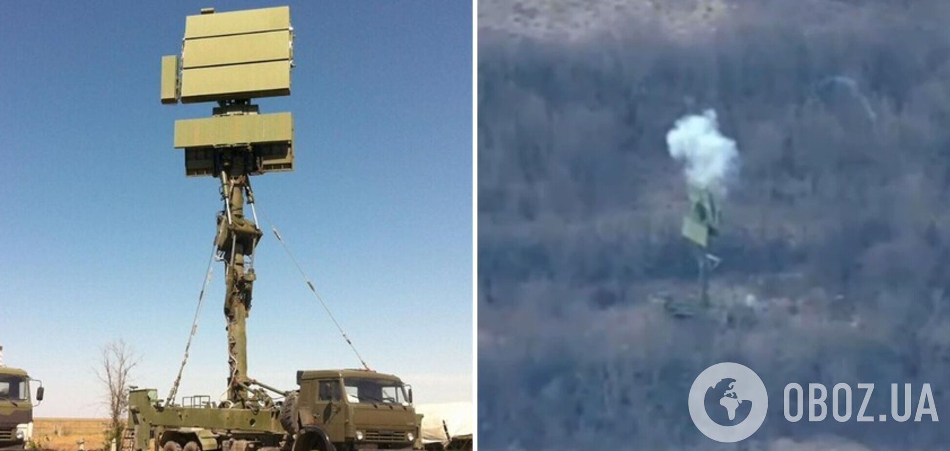 ГУР ударило по новейшей радиолокационной станции РФ 'Подлет' за 5 миллионов долларов. Видео