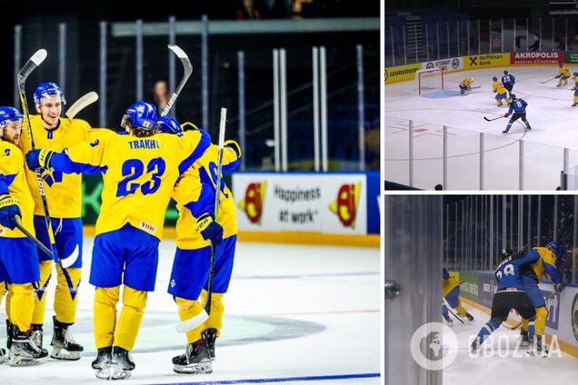Украина добыла вторую победу на чемпионате мира по хоккею. Видео
