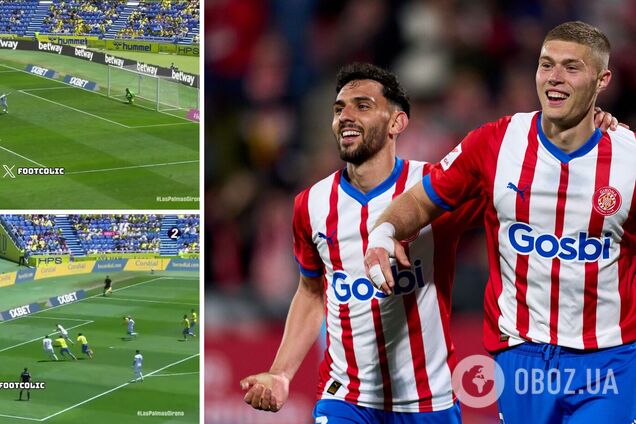 Лидер сборной Украины по футболу не забил пенальти, а затем забил пенальти в чемпионате Испании. Видео