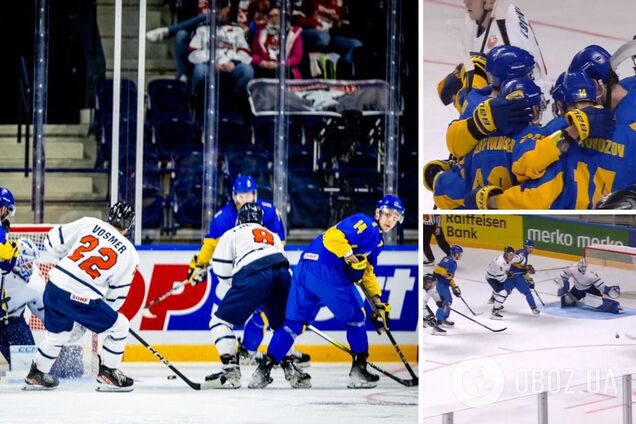 Украина добыла вторую победу на чемпионате мира по хоккею. Видео