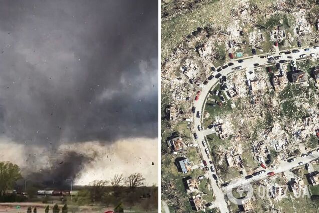 В США пронеслись мощные торнадо: есть погибшие и десятки раненых, тысячи людей остались без света. Фото и видео