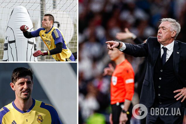 Тренер 'Реала' принял печальное решение по вратарю сборной Украины на финише сезона