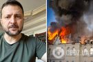 'Усім надається допомога': Зеленський розповів про ситуацію в Одесі після ракетної атаки росіян. Відео