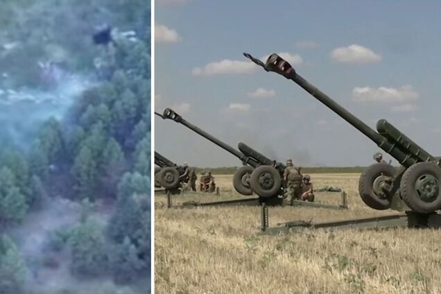 Работа Д-30 ВСУ на фронте