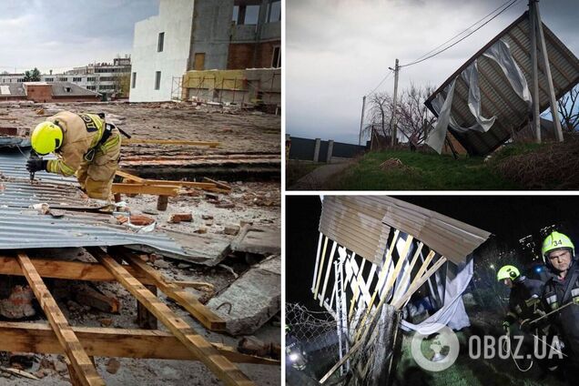 Последствия непогоды в Киевской области