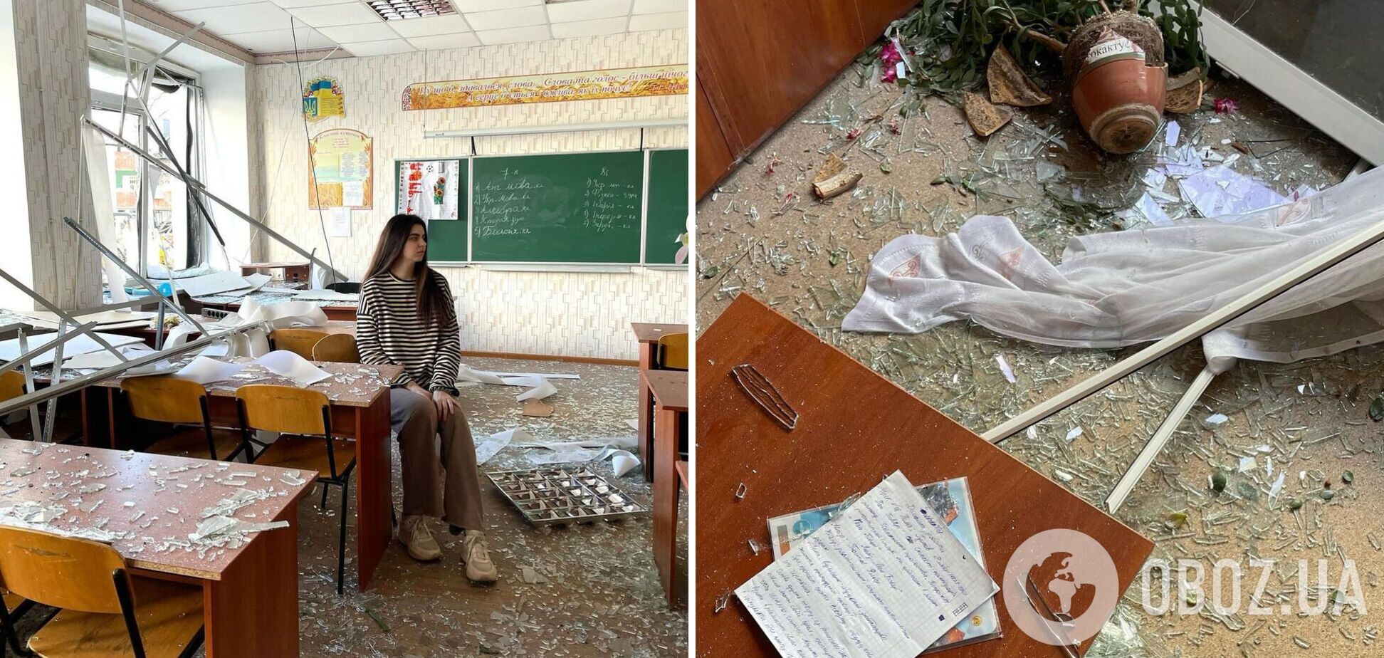 Последний урок перед прилетом был о 'Contra spem spero' Леси Украинки. Учительница показала последствия ракетного удара по колледжу в Днепре и довела сеть до слез