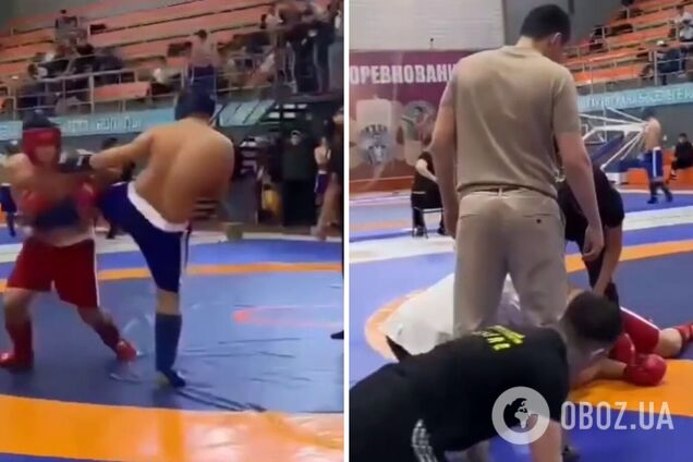 Чемпион мира по кикбоксингу умер прямо во время поединка. Момент попал на видео