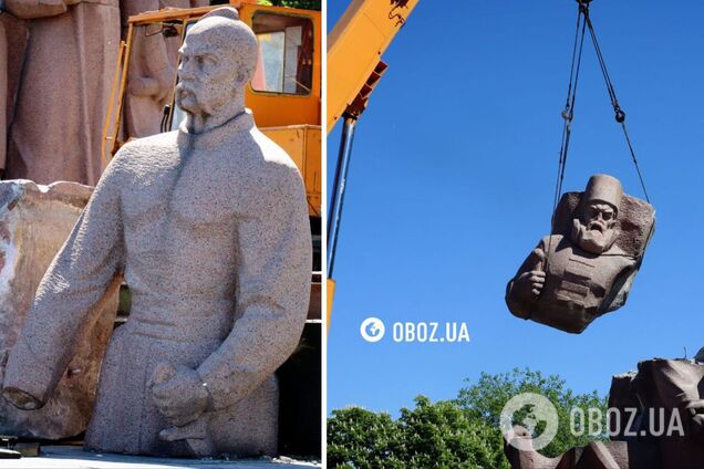 В Киеве демонтируют композиции в честь Переяславской рады