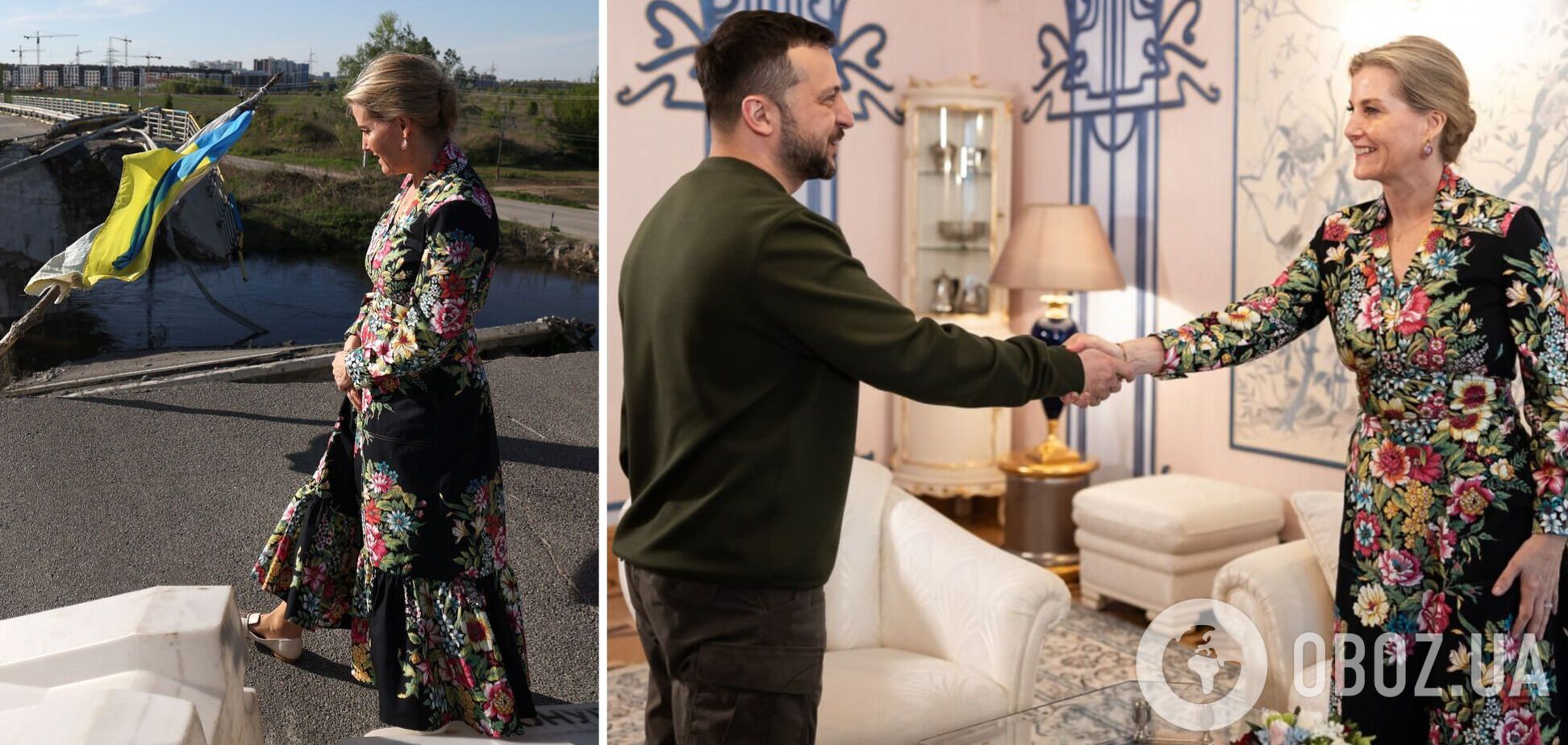 Принцесса Софи в Киеве встретилась с Зеленскими и увидела руины Ирпеня: это первая королевская особа, приехавшая в Украину с 2022 года