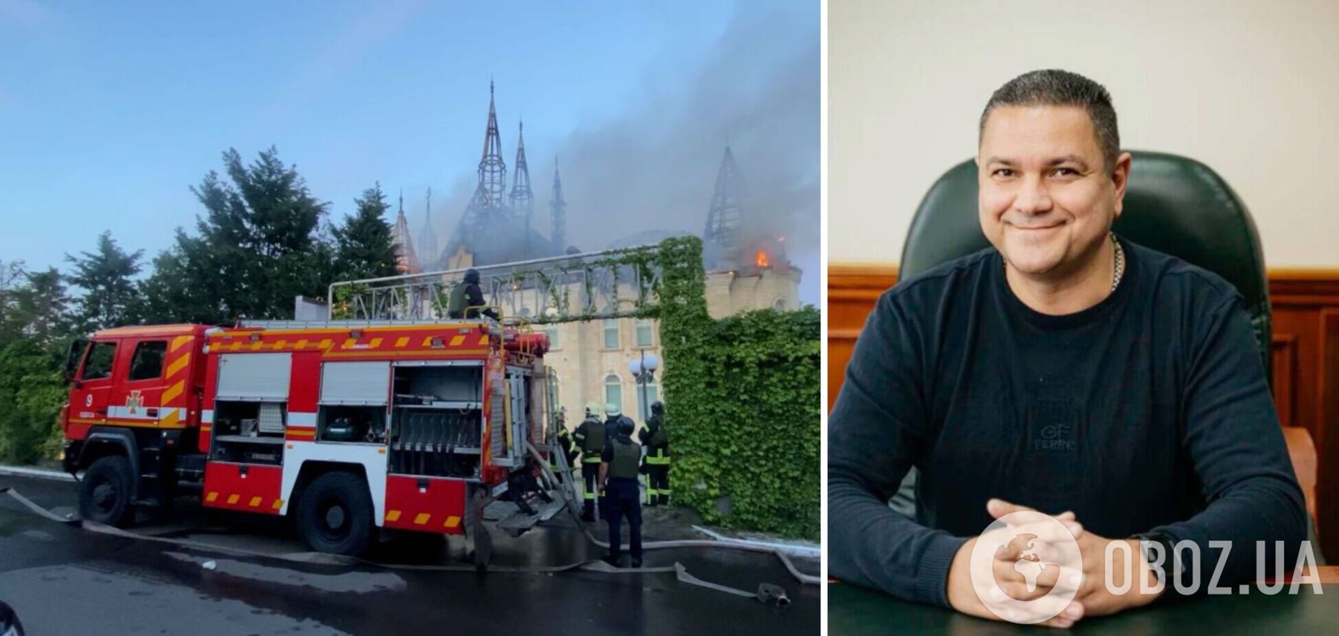 Одесса. Пожар после обстрела 29 апреля 2024 года