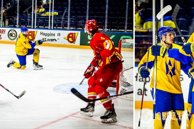 Украина выиграла со счетом 9:0 третий матч подряд на ЧМ по хоккею