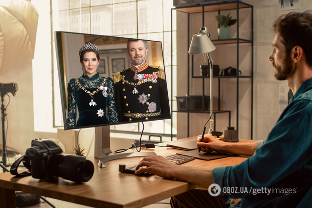 Два отдельных фото? Король Дании Фредерик X и его супруга также попали в скандал с Photoshop