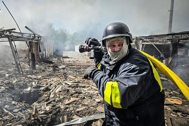 ракетный удар по Украине